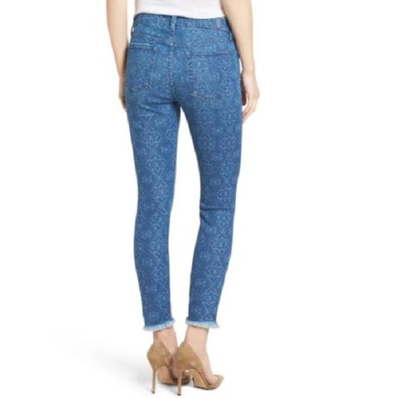 7 for All Mankind Raw Hem The Ankle Skinny Jeans - Picture 2 of 4
